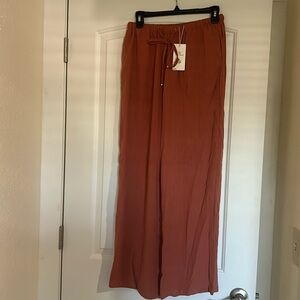NWT women’s linen wide leg  pants